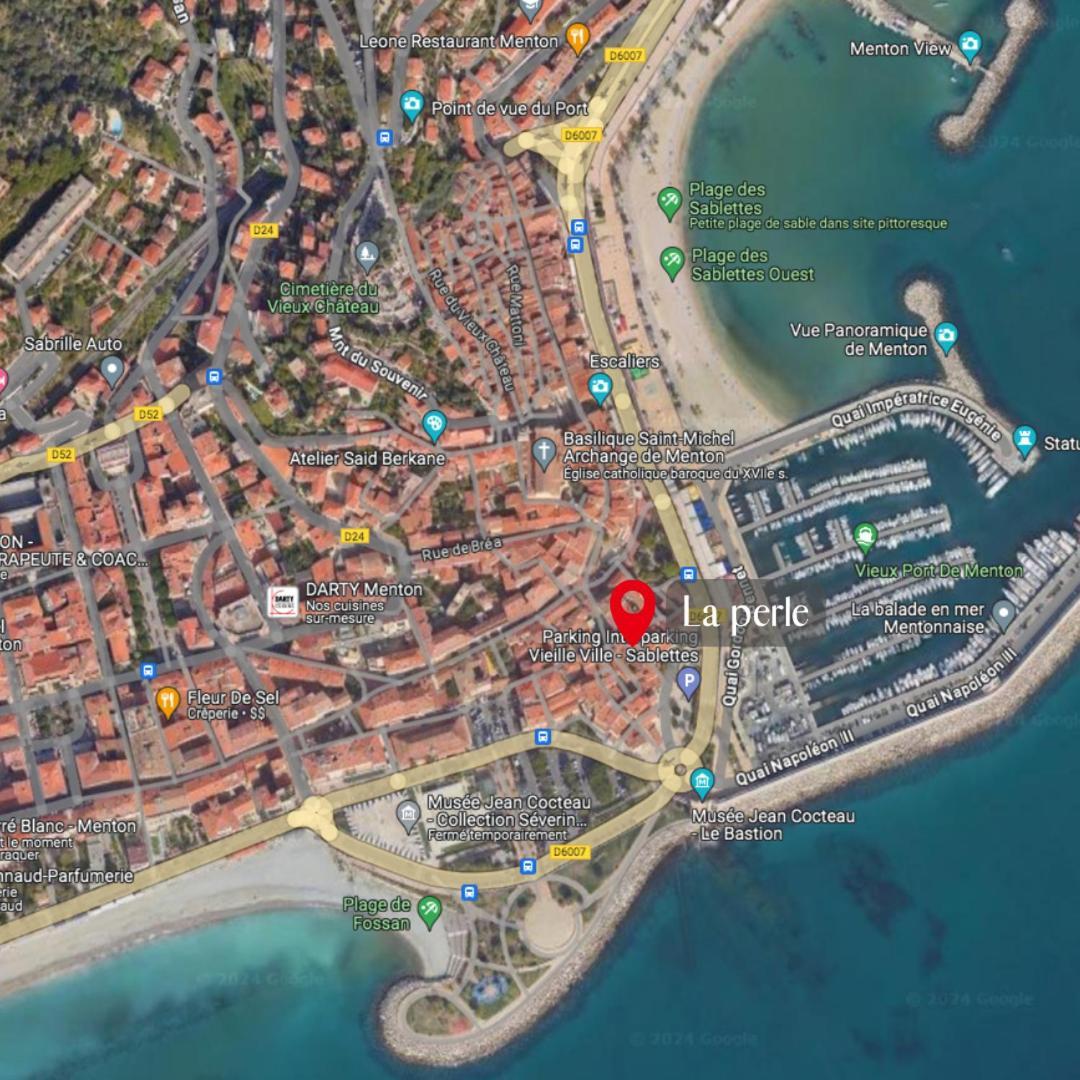 La Perle Leilighet Menton Eksteriør bilde